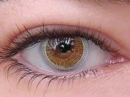 Tónované čočky pro modré a hnědé oči