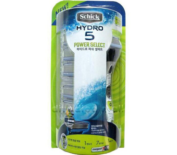 Schick Hydro 5 Napájení 