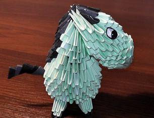 Jak vyrobit origami-koně z modulů?