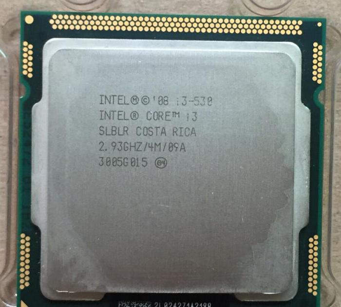 Procesor Intel Core i3-530: funkce, funkce a zpětná vazba