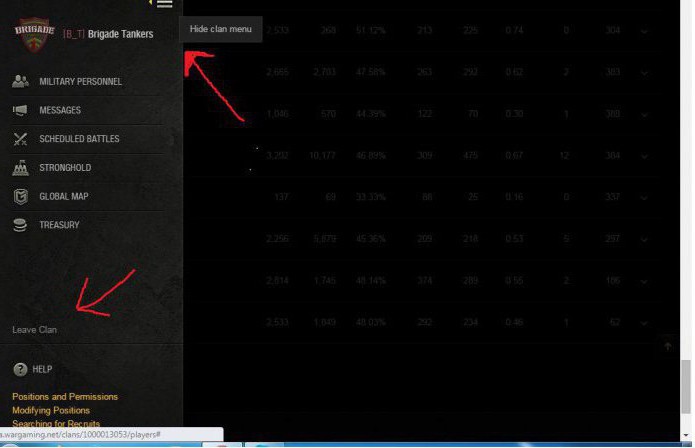 Způsoby hrát v tancích nebo jak opustit klan ve World Of Tanks