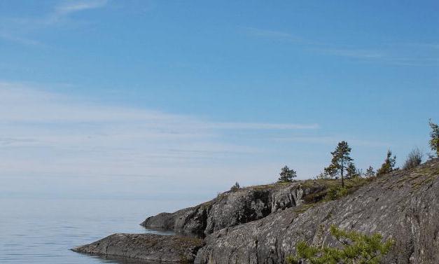 Co je zajímavé pro turisty je mapa hlubin Ladoga jezera