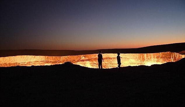 brány pekelného Turkmenistánu