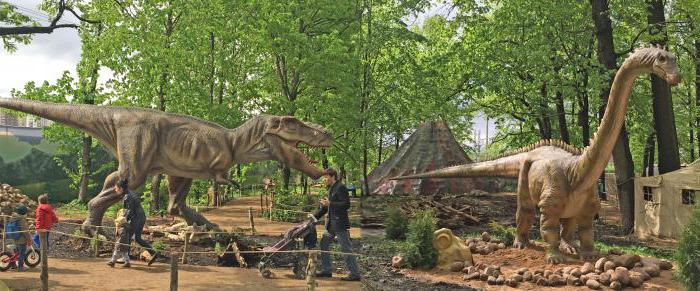 "Tajemství světa" - park dinosaurů v "Sokolniki"