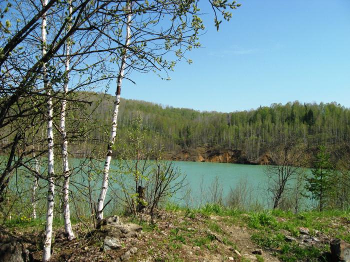 Temirtau, Modré jezero. Modré jezery, Kemerovo, Temirtau