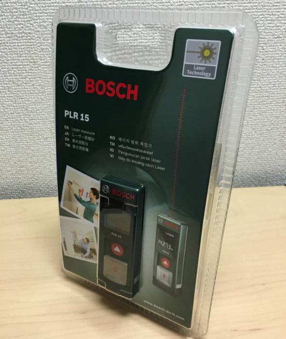 Bosch - dálkoměr Laser PLR 15. Přehled, funkce a recenze