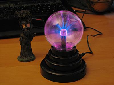 Lampa "Plasma Ball" - účel a princip činnosti